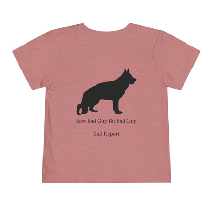 Bad Guy Toddler Unisex Short Sleeve Crewneck Tee