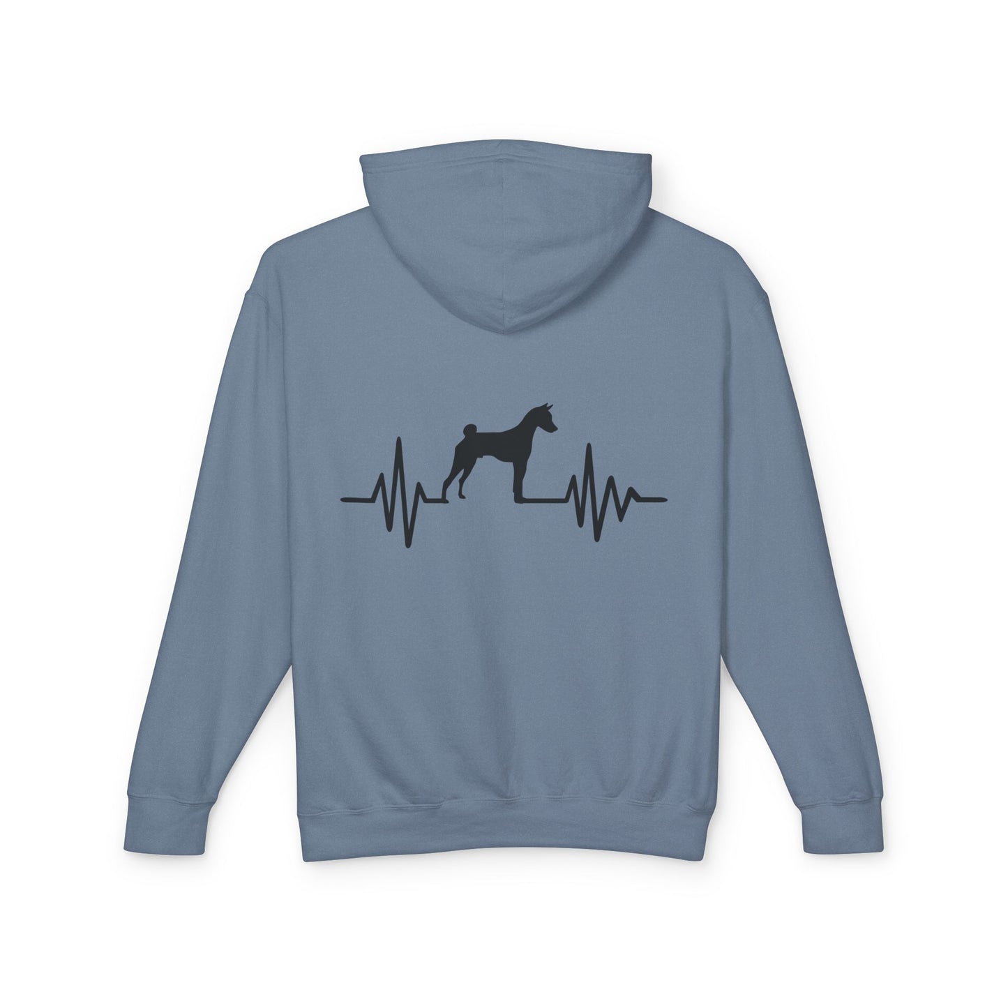 My Heart Beats For Basenjis Unisex Lightweight Hoodie