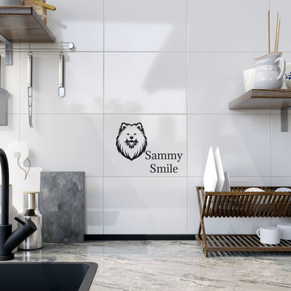 Sammy Smile Ceramic Photo Tile