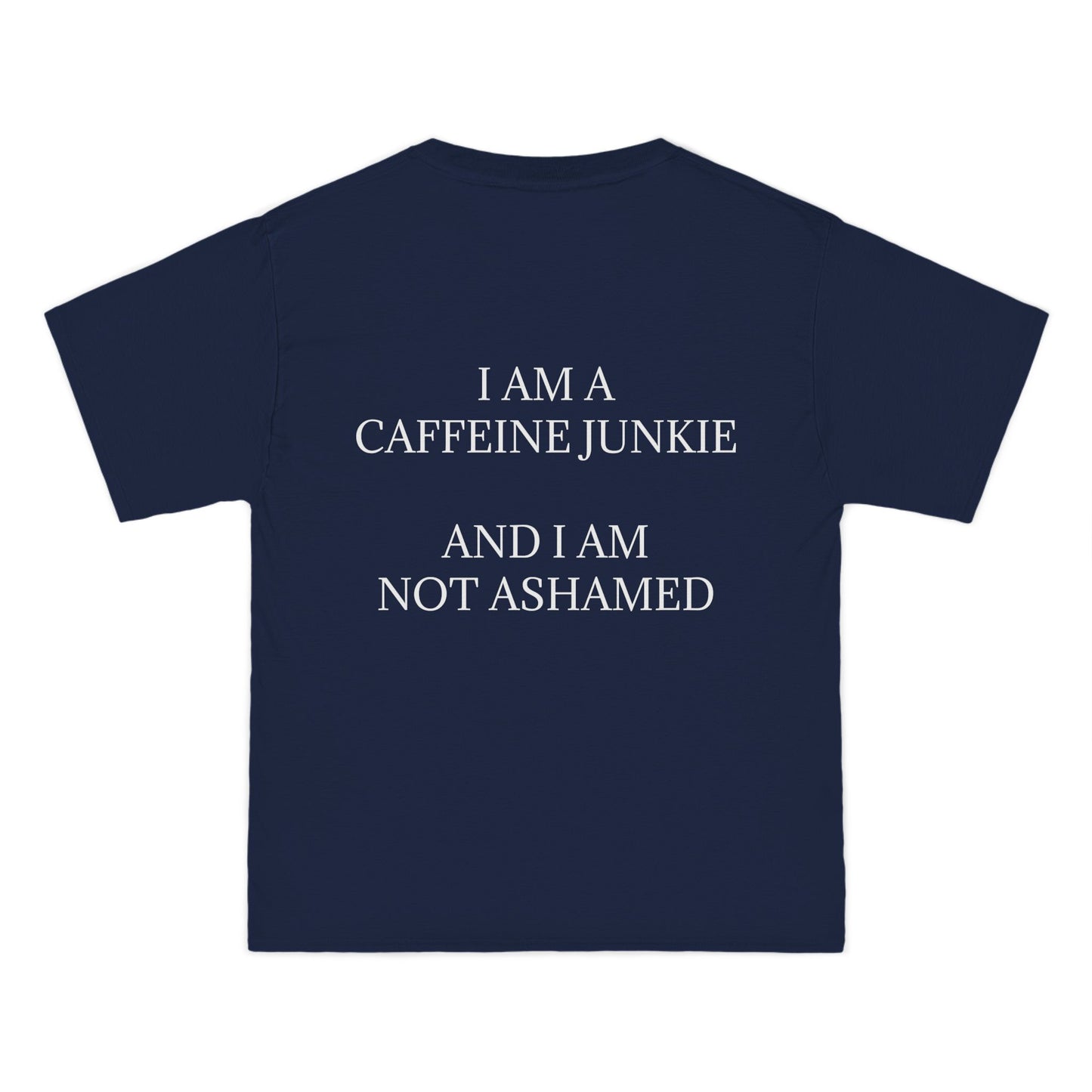 Caffeine Junkie Men's Short-Sleeve Crewneck Tee