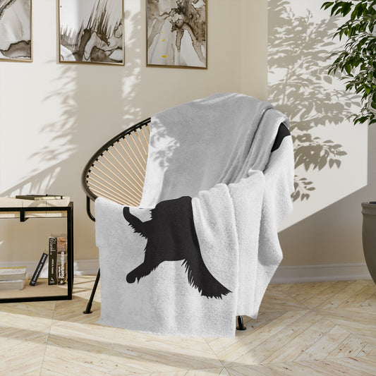 Heart Of Gold Velveteen Microfiber Blanket