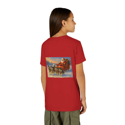 Dashing Through The Snow Youth Unisex Short Sleeve Crewneck Tee