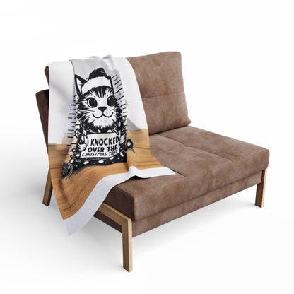 Naughty Cat Arctic Fleece Blanket