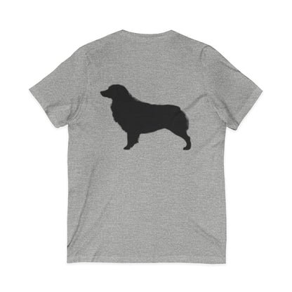 Aussie Silhouette Unisex Short Sleeve V-Neck Tee