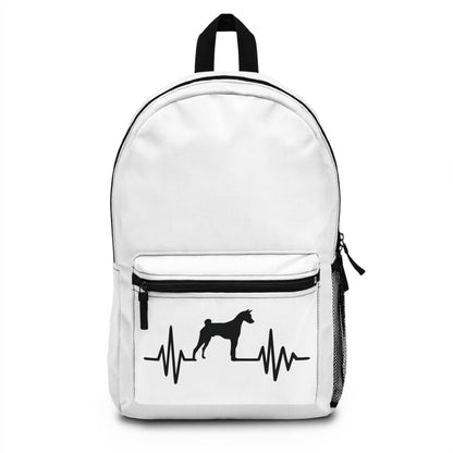 My Heart Beats For Basenjis Backpack
