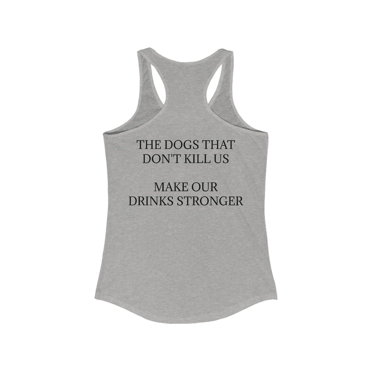 Drinks Stronger Women's Racerback Tank