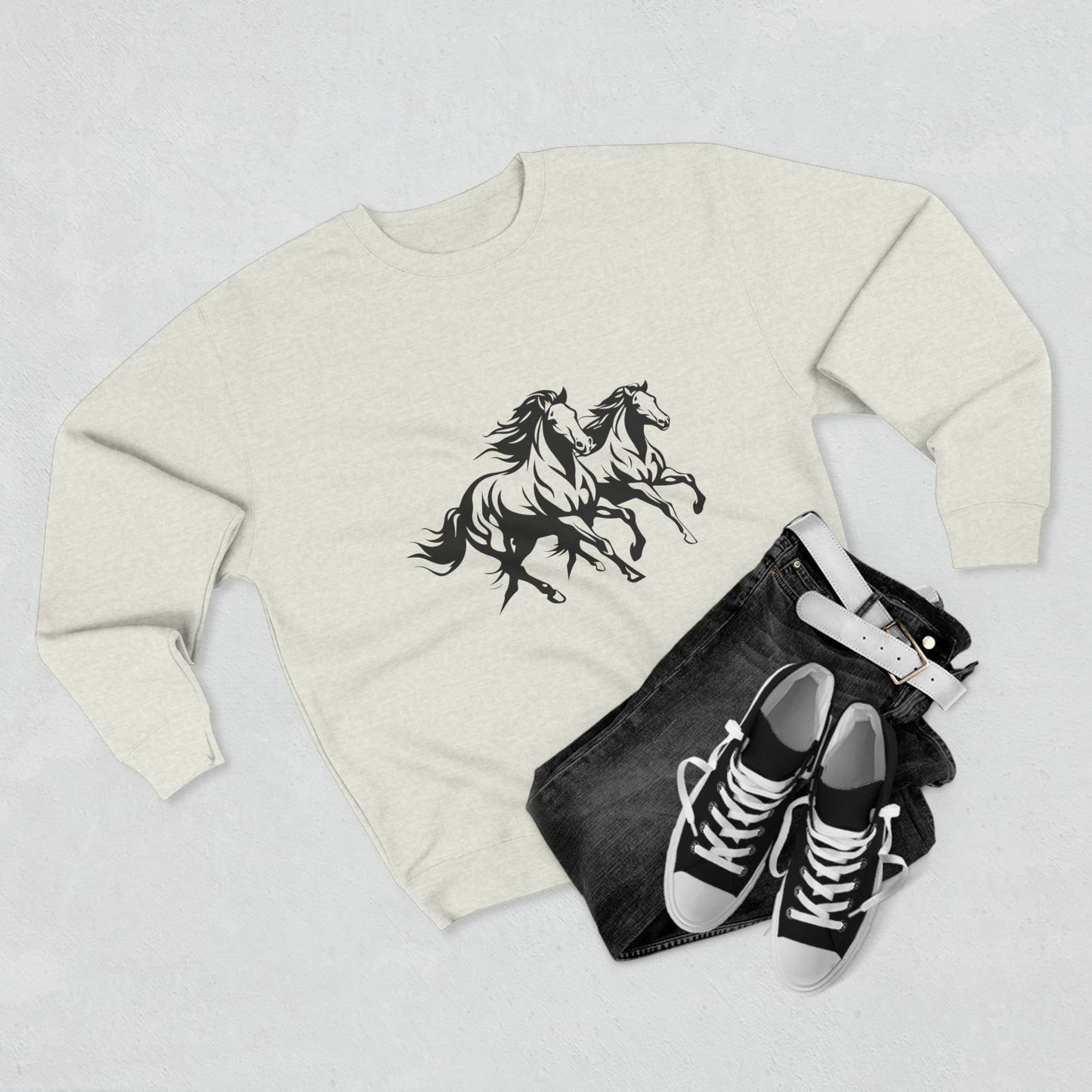 Horsin' Around Unisex Crewneck Sweatshirt
