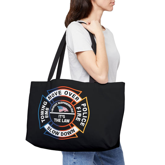 Let First Responders Live Weekender Tote Bag