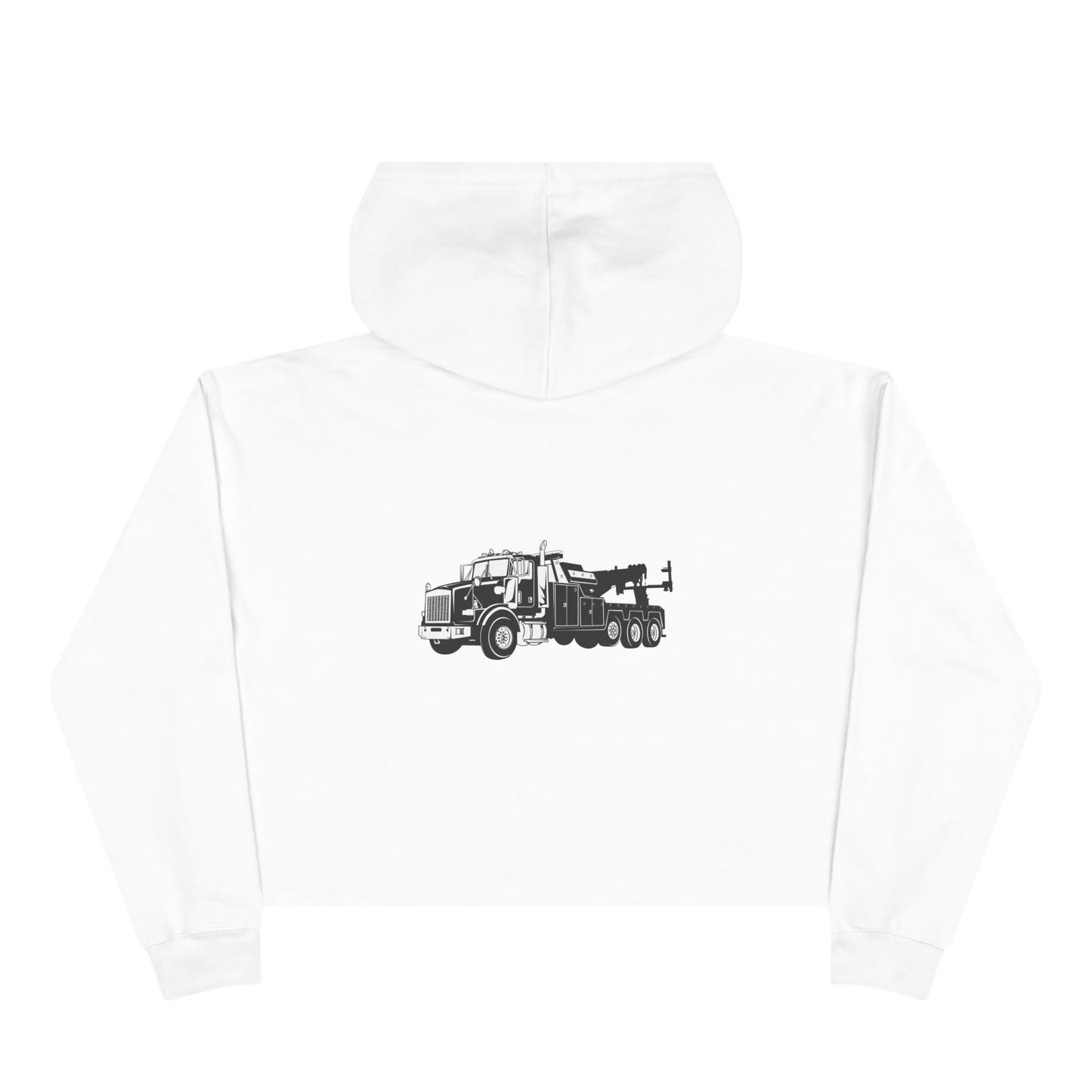 Heavy Tow Truck Women's Crop Hoodie