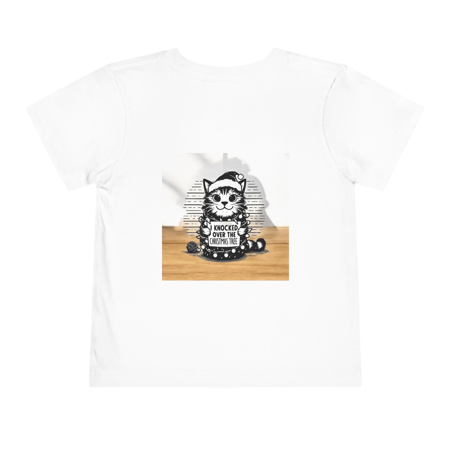 Naughty Cat Toddler Unisex Short Sleeve Crewneck Tee