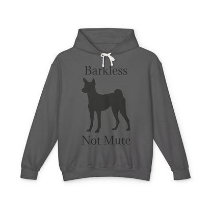Barkless Not Mute Unisex Lightweight Hoodie