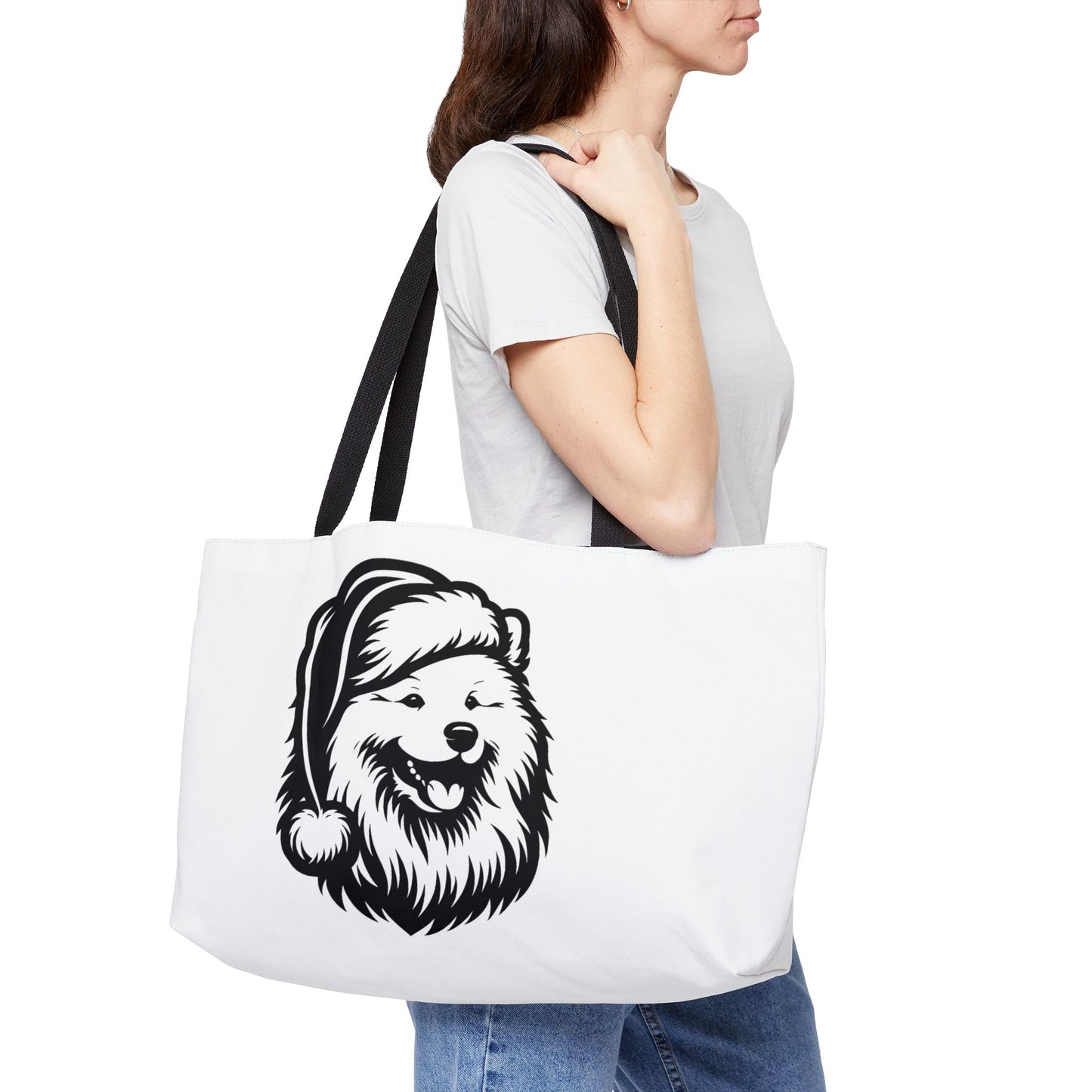Santa Paws Samoyed Weekender Tote Bag