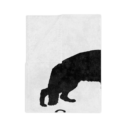 Bad Guy Velveteen Microfiber Blanket