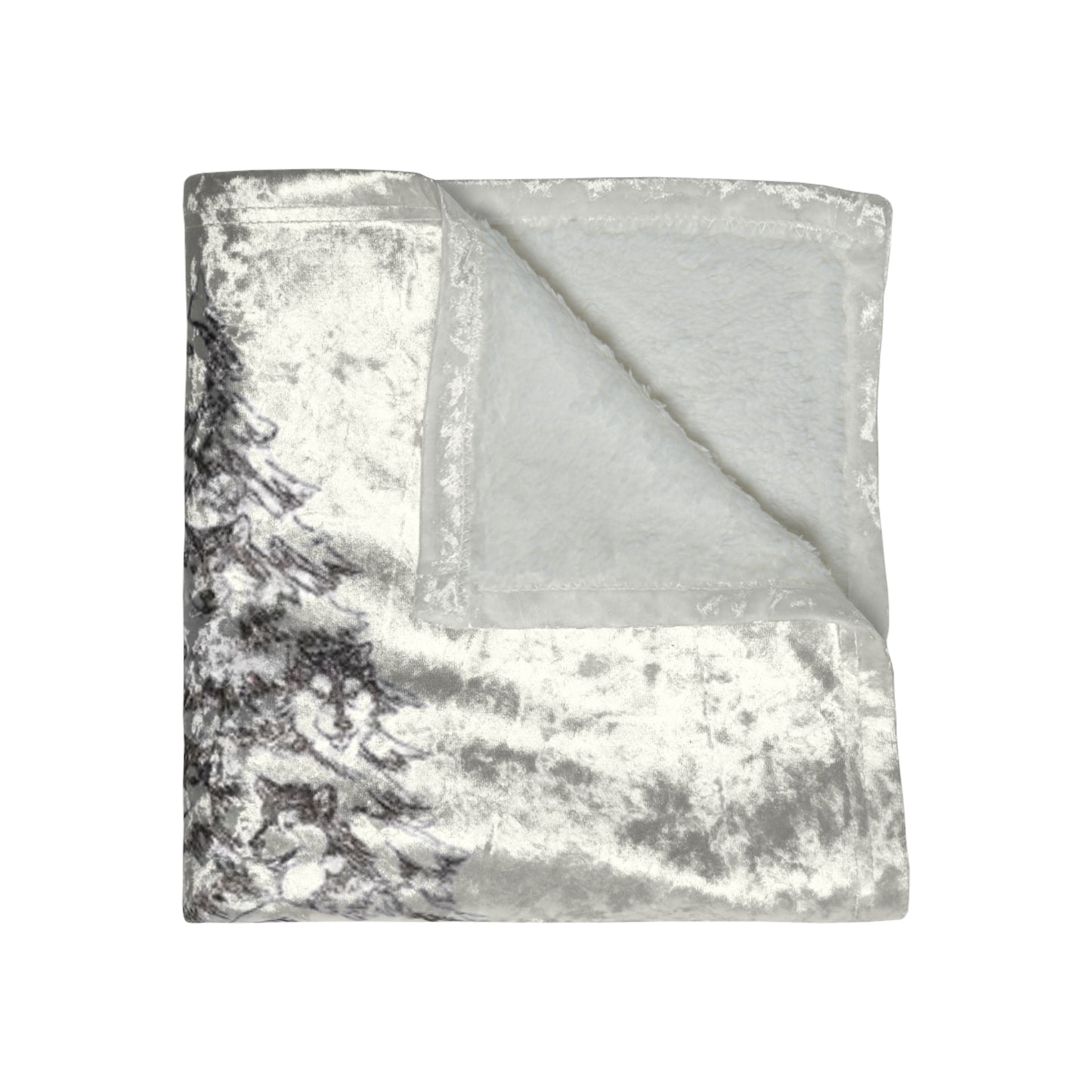 Happy Howl-idays Crushed Velvet Blanket