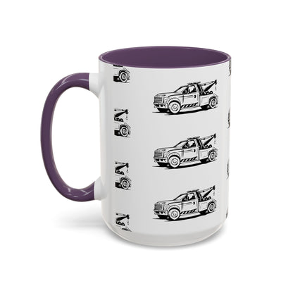 Wheel Lift Tow Truck 2-Tone Coffee Mug