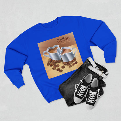 Coffee With Love Unisex Crewneck Sweatshirt