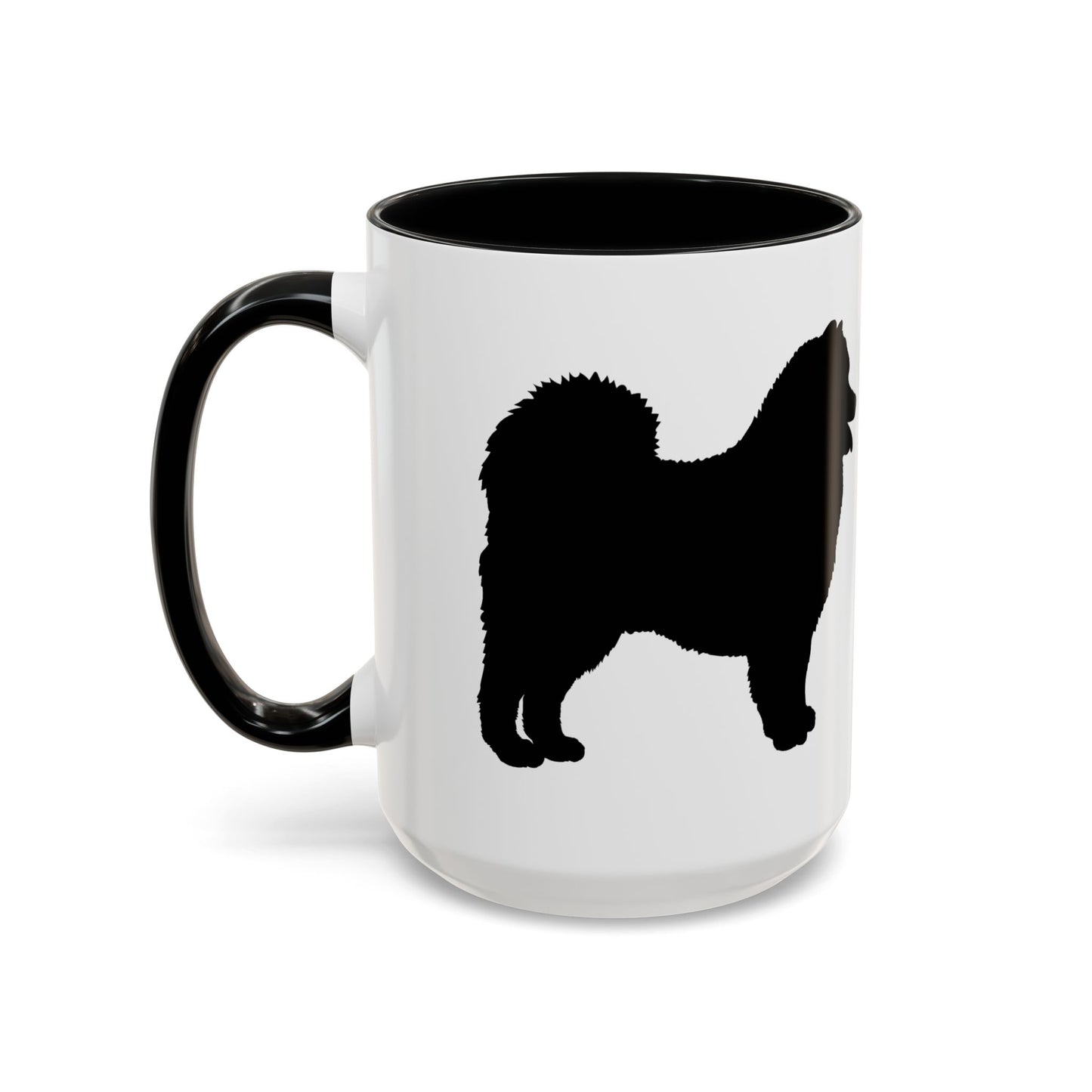 Samoyed Silhouette 2-Tone Coffee Mug