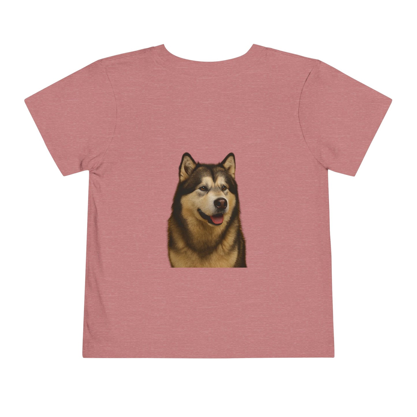 Malamute Head Toddler Unisex Short Sleeve Crewneck Tee