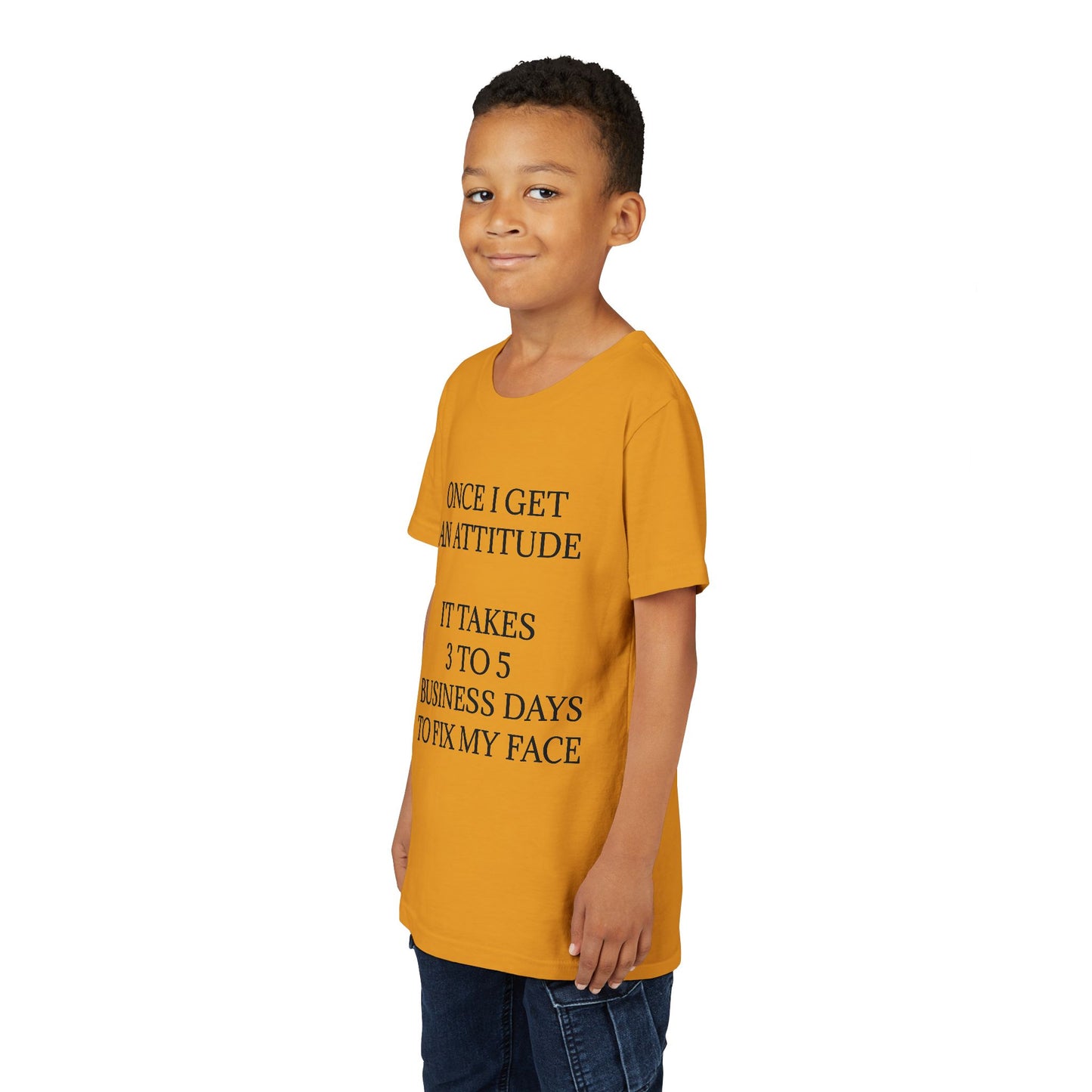 Fix My Face Youth Unisex Short Sleeve Crewneck Tee