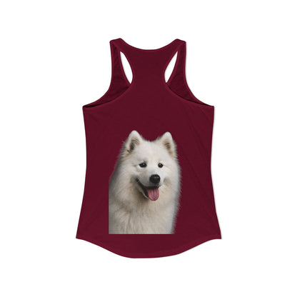 Samoyed Head Women's Racerback Tank