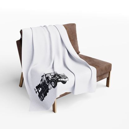 Heavy Tow Truck Arctic Fleece Blanket
