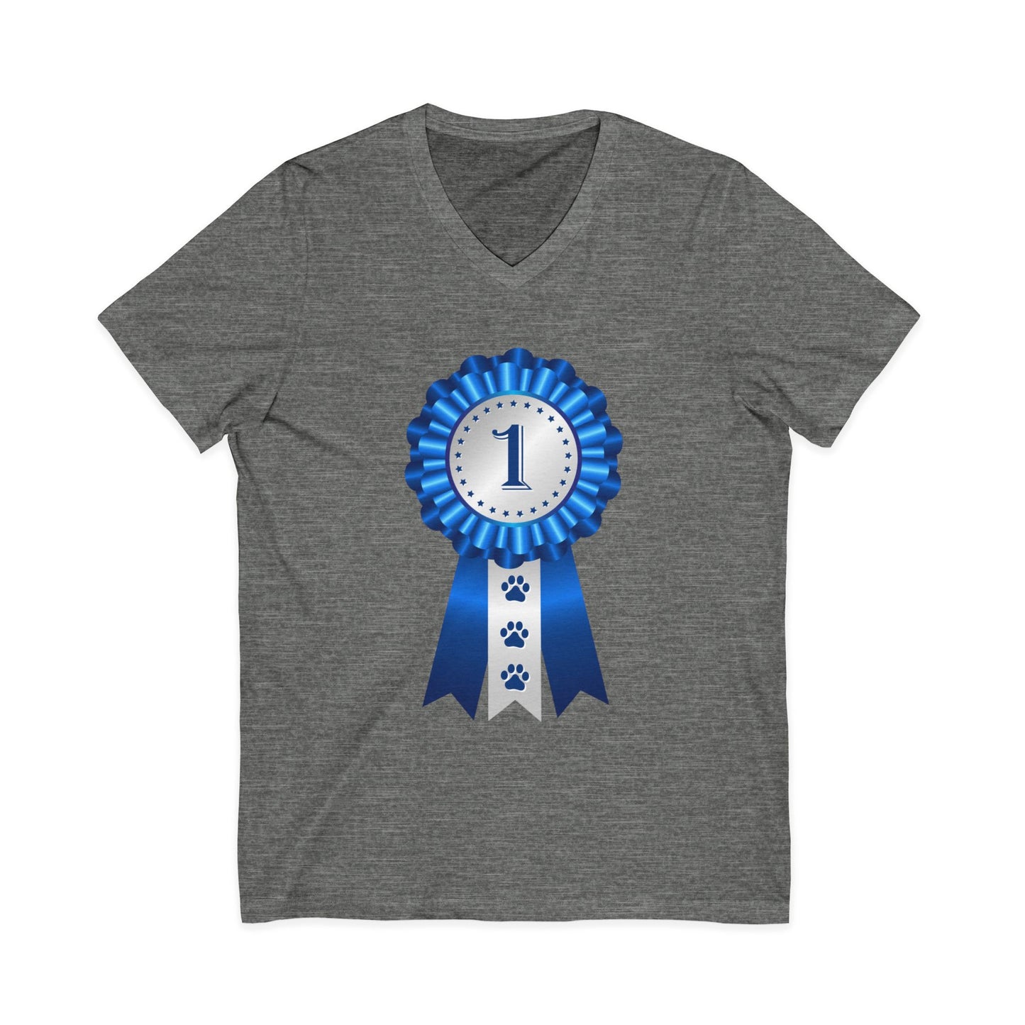 Show Ribbon Unisex Short Sleeve V-Neck Tee