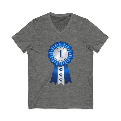 Show Ribbon Unisex Short Sleeve V-Neck Tee