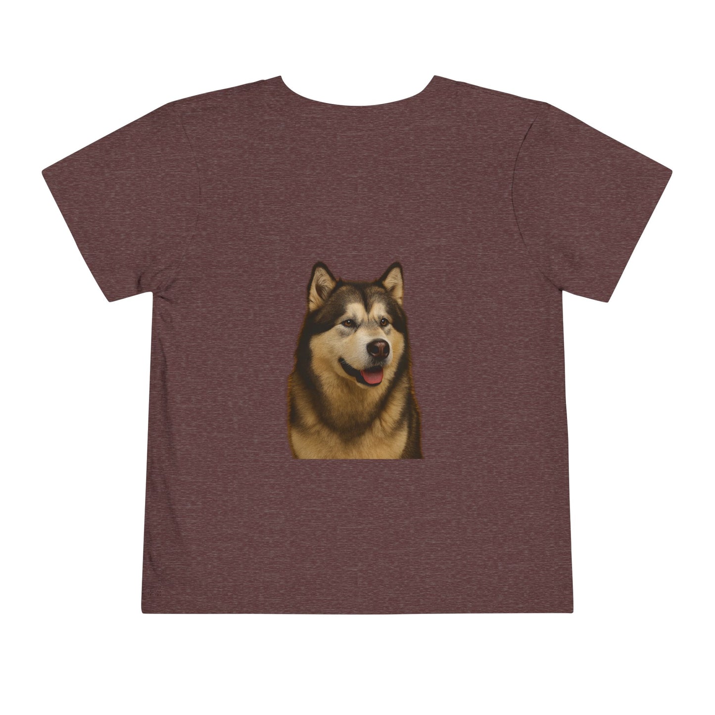 Malamute Head Toddler Unisex Short Sleeve Crewneck Tee