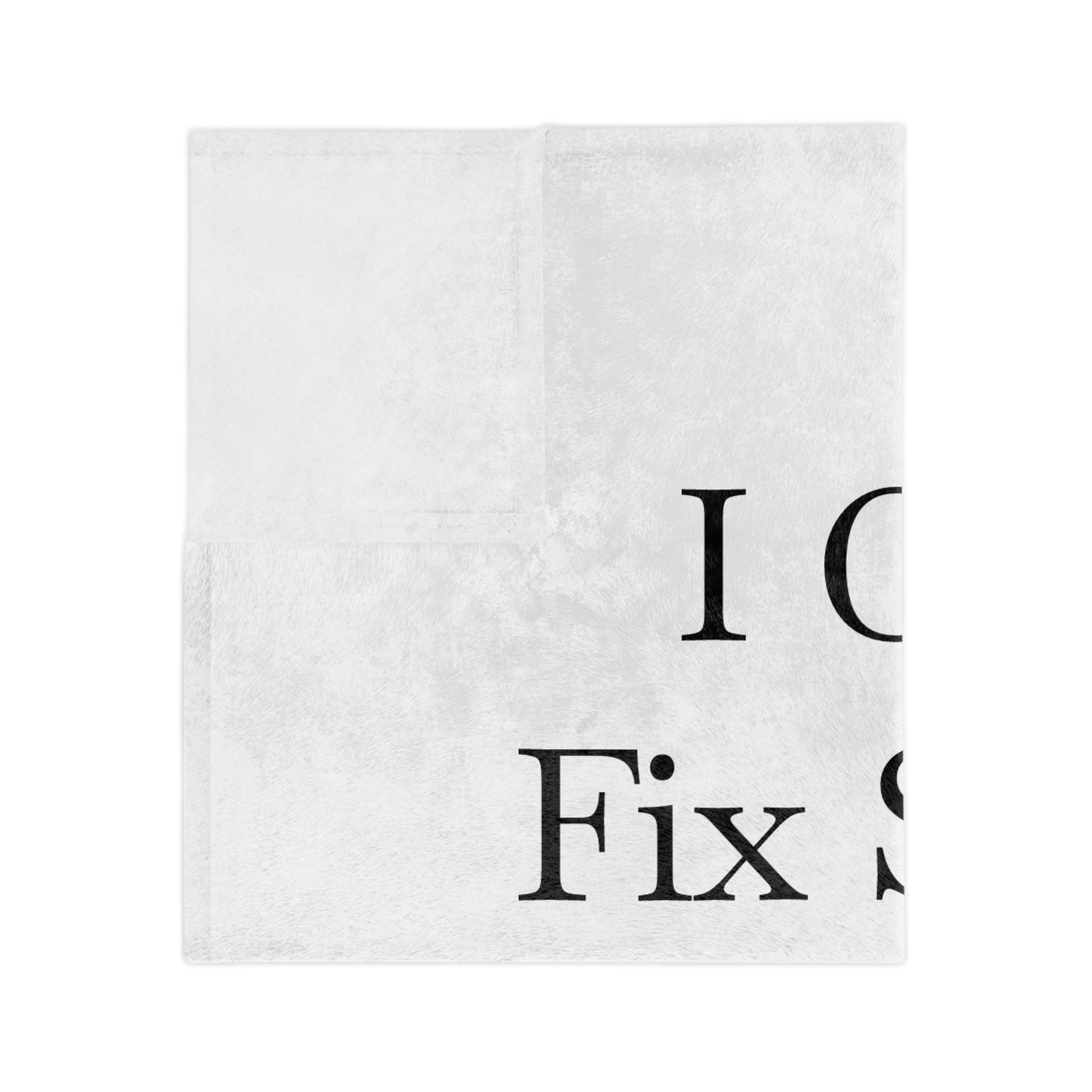 I Can't Fix Stupid Heavy Tow Truck Velveteen Microfiber Blanket