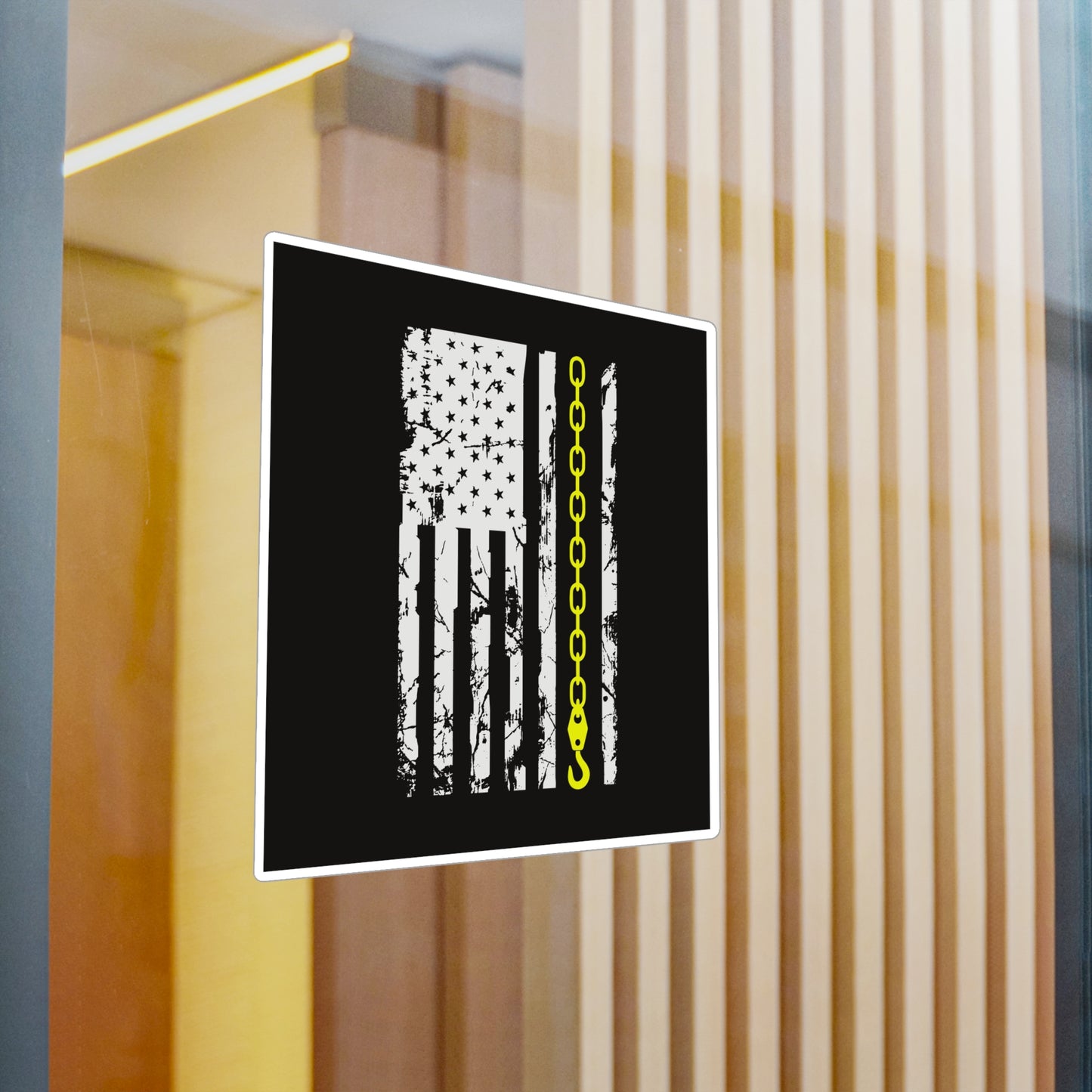 Thin Yellow Line Vinyl Decal