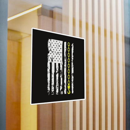 Thin Yellow Line Vinyl Decal