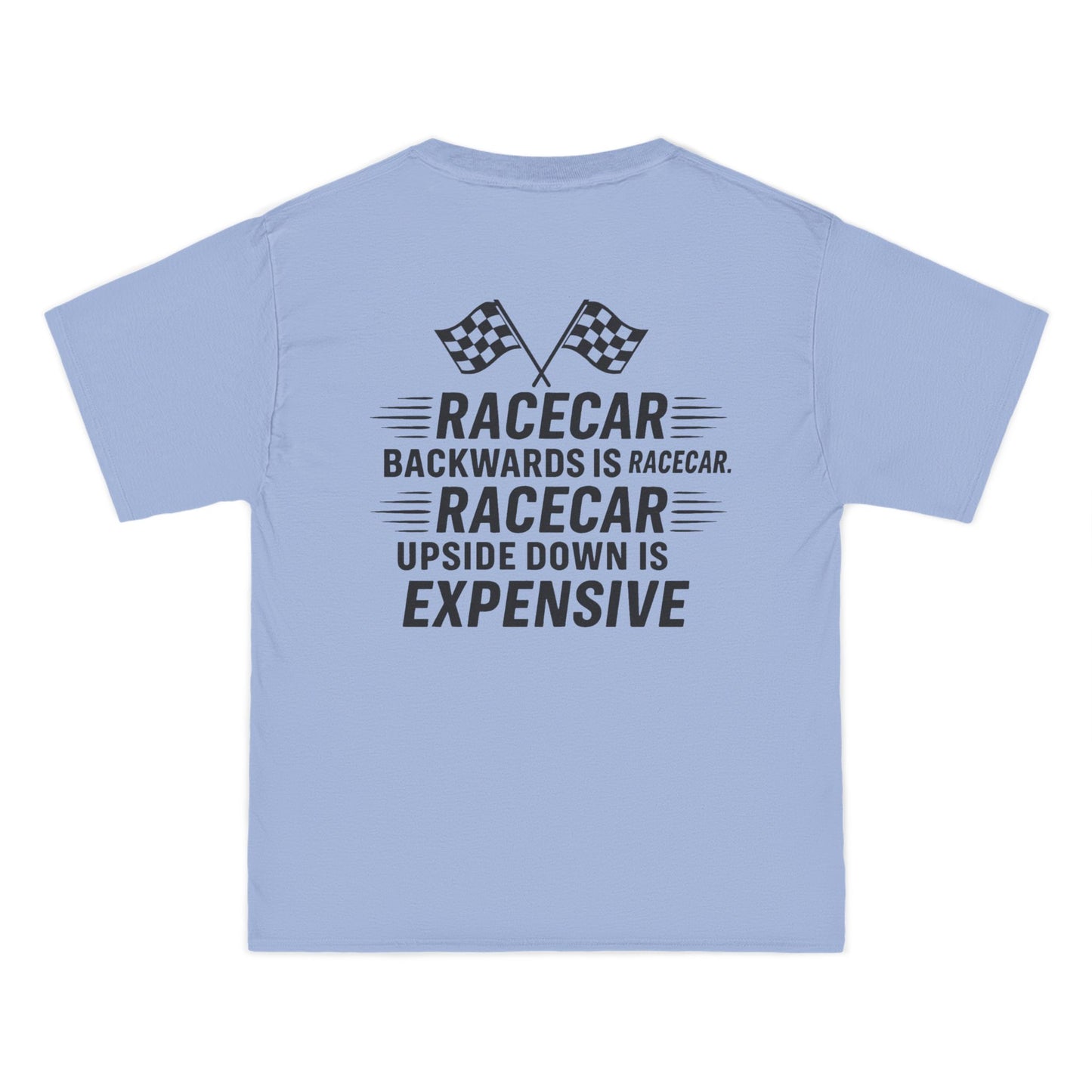 Racecar Backwards Men's Short-Sleeve Crewneck Tee