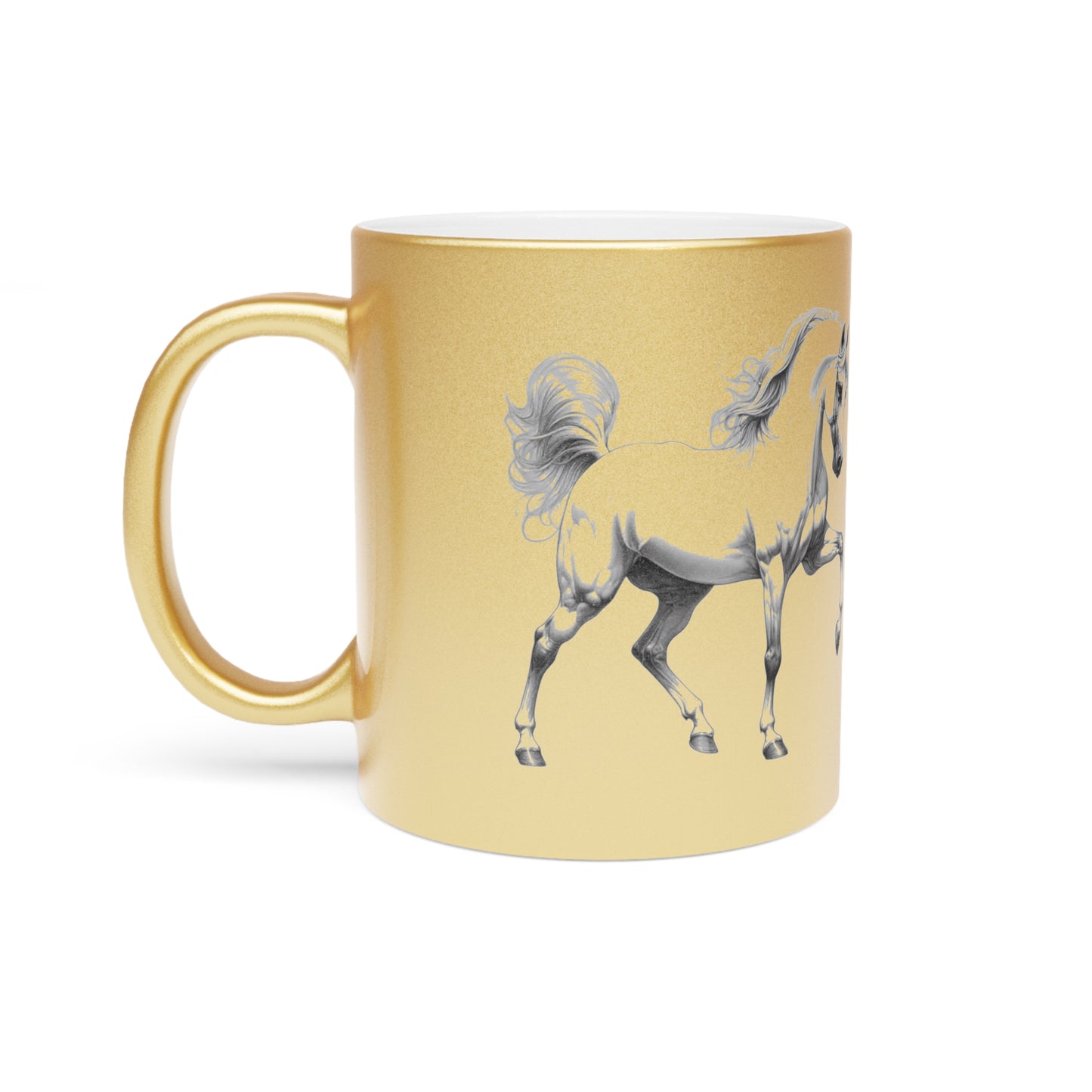 Fancy Pants Metallic Coffee Mug