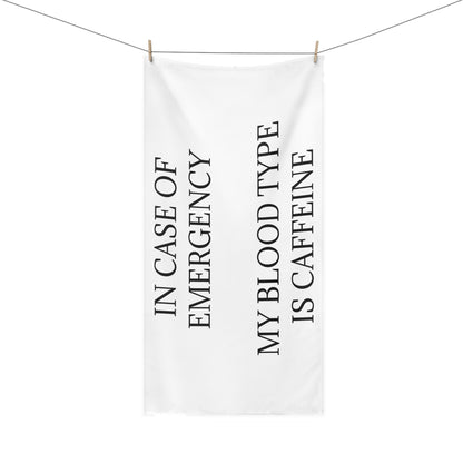 Blood Type Mink-Cotton  Beach Towel