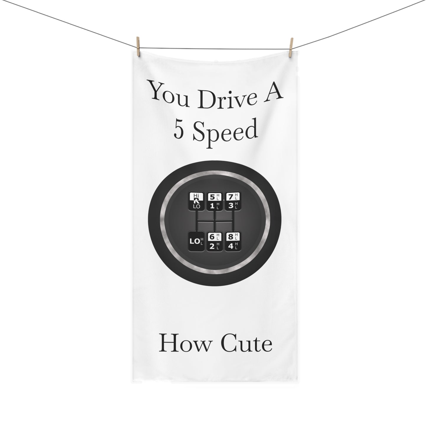 5 Speed How Cute Mink-Cotton  Beach Towel