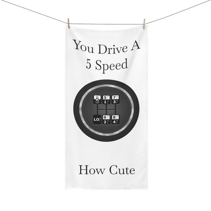 5 Speed How Cute Mink-Cotton  Beach Towel