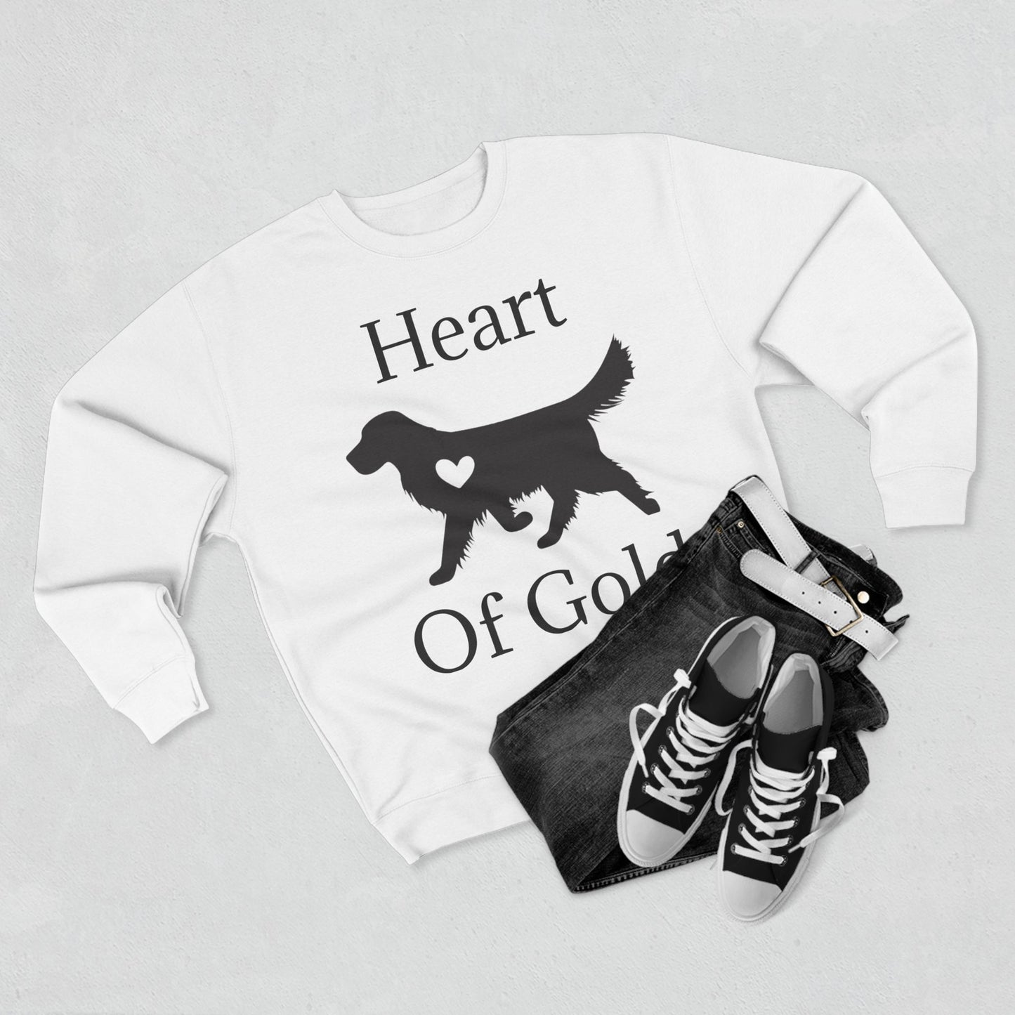 Heart Of Gold Unisex Crewneck Sweatshirt