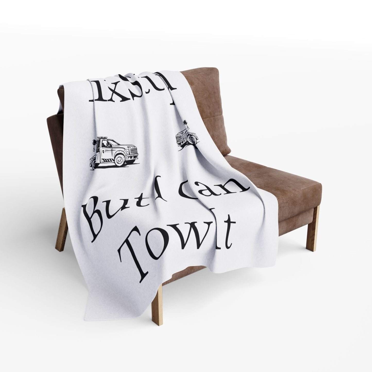 I Can't Fix Stupid Wheel Lift Tow Truck Arctic Fleece Blanket