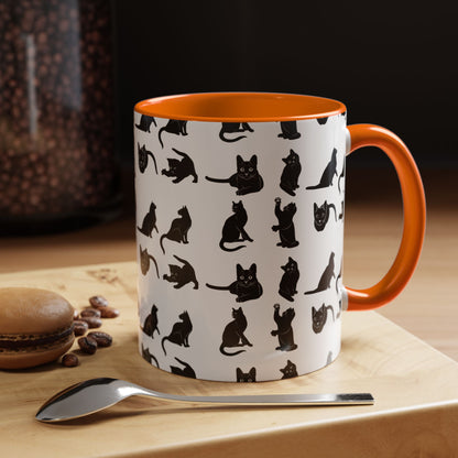 Cats 2-Tone Coffee Mug