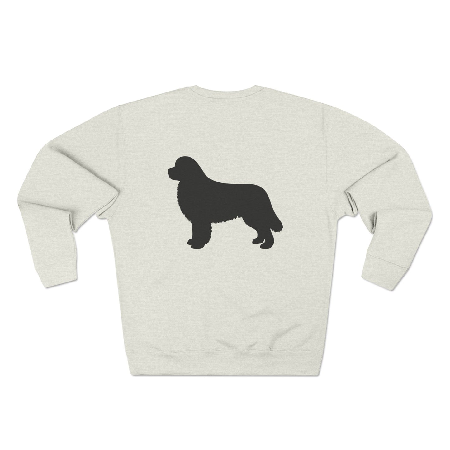 Newfie Silhouette Unisex Crewneck Sweatshirt