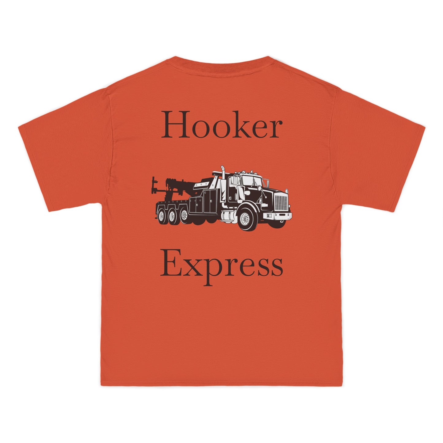 H**ker Express Heavy Tow Truck Men's Short-Sleeve Crewneck Tee