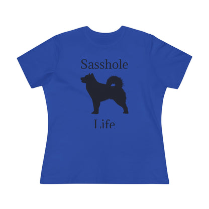 Sasshole Life Women's Short Sleeve Crewneck Tee