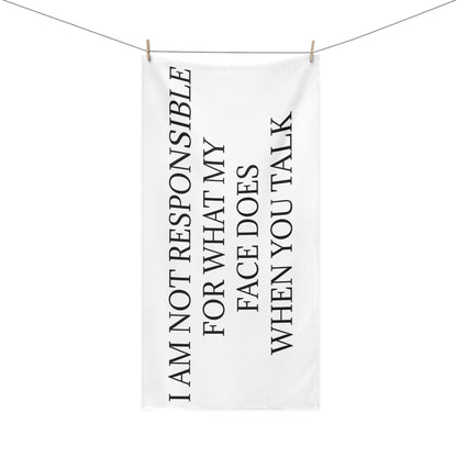 When You Talk Mink-Cotton  Beach Towel