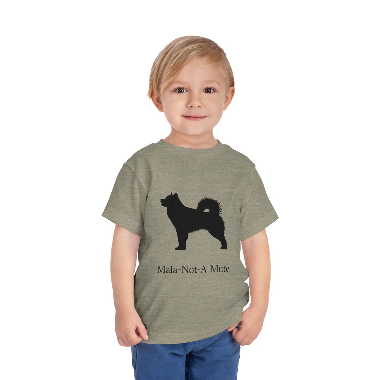 Mala-Not-A-Mute Toddler Unisex Short Sleeve Crewneck Tee