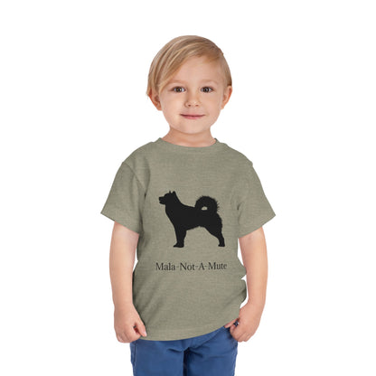 Mala-Not-A-Mute Toddler Unisex Short Sleeve Crewneck Tee