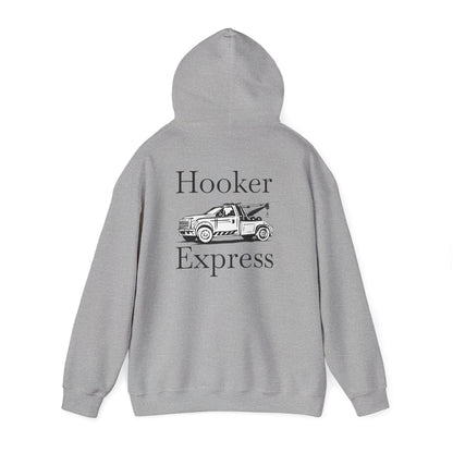 H**ker Express Wheel Lift Tow Truck Unisex Hoodie