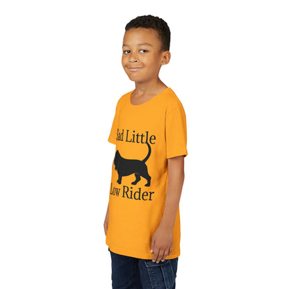 Sad Little Low Rider Youth Unisex Short Sleeve Crewneck Tee