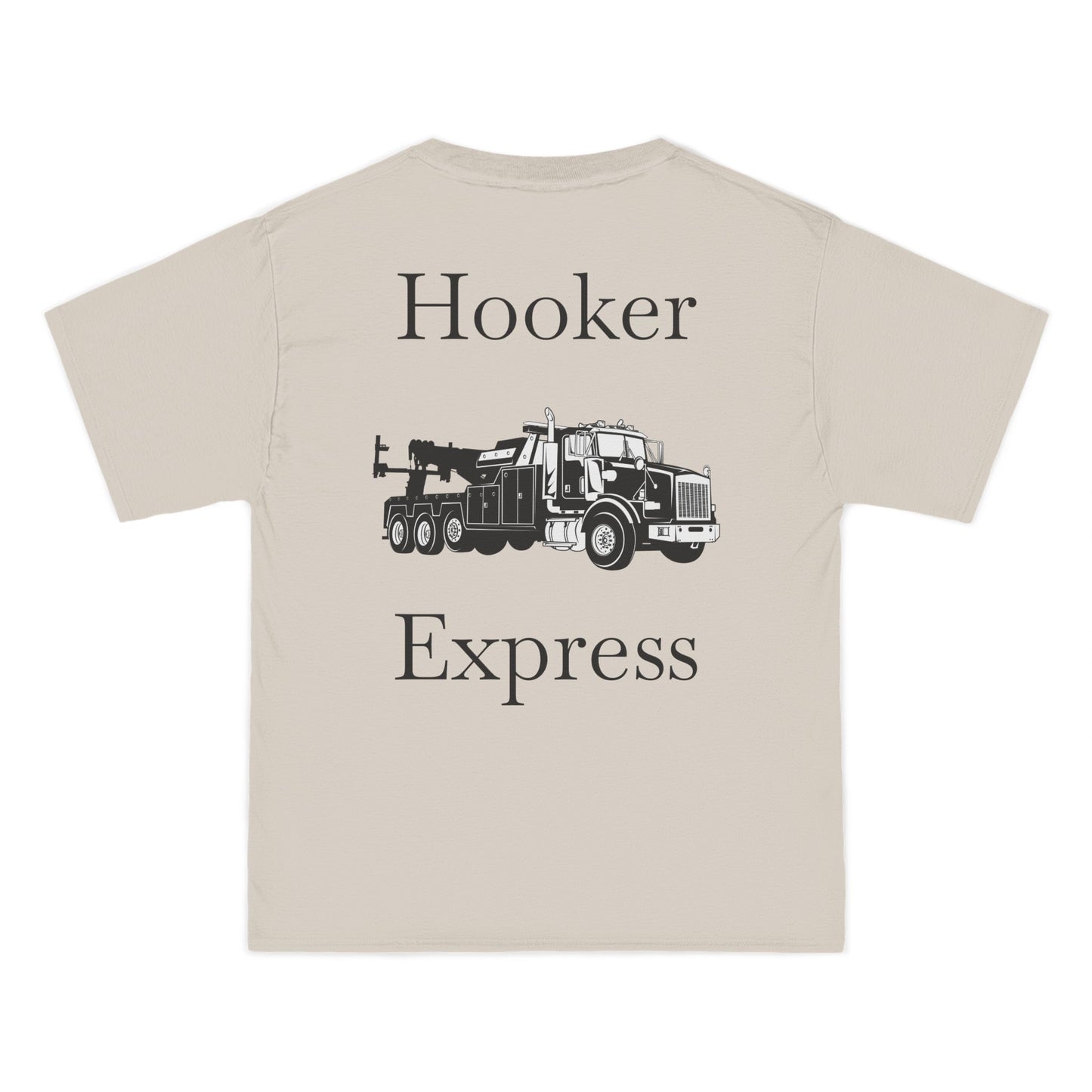 H**ker Express Heavy Tow Truck Men's Short-Sleeve Crewneck Tee