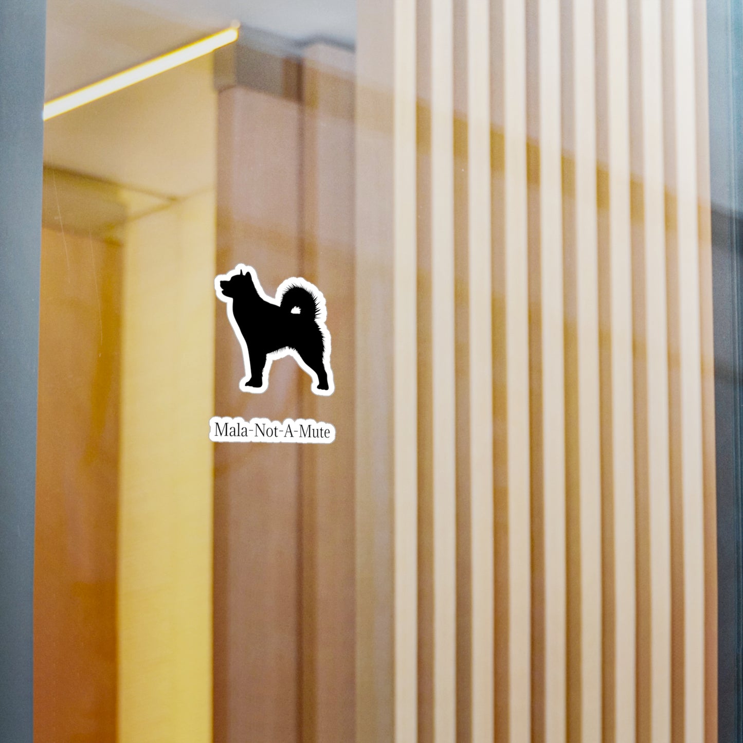 Mala-Not-A-Mute Vinyl Decal