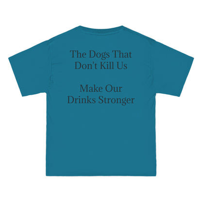 Drinks Stronger Men's Short-Sleeve Crewneck Tee